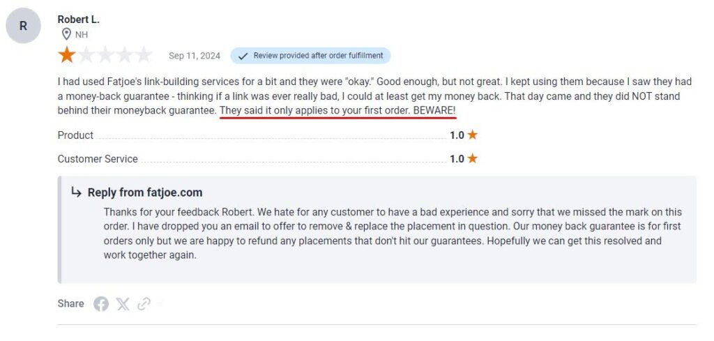 fatjoe negative review