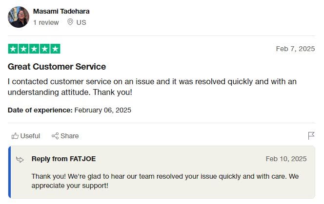 fatjoe review on trustpilot 2
