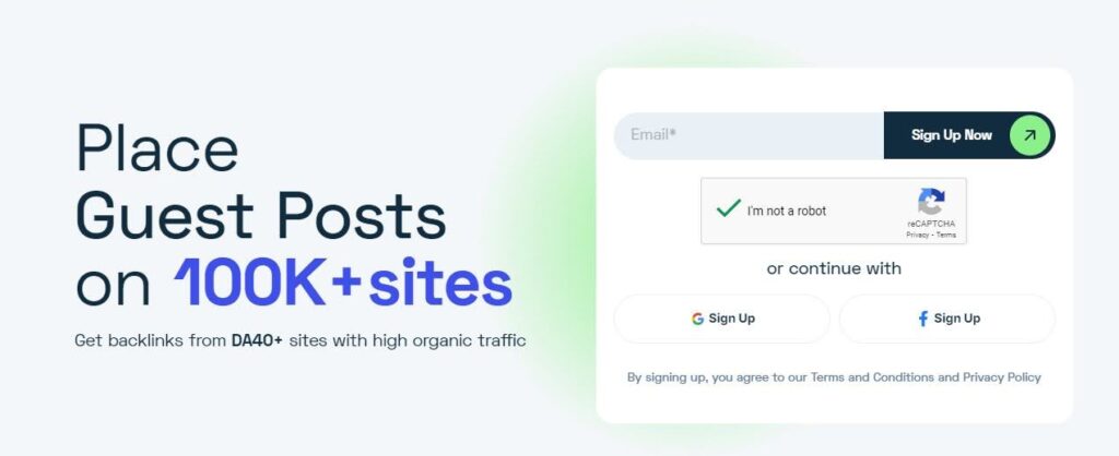 sign up for a free account