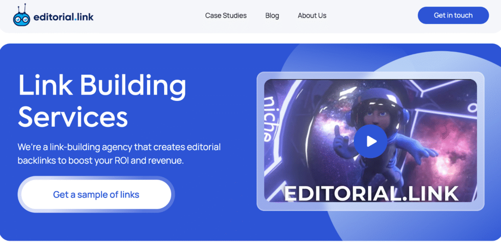 Editorial.Link digital PR link building agency