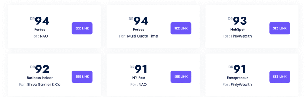 HARO Links Builder examples